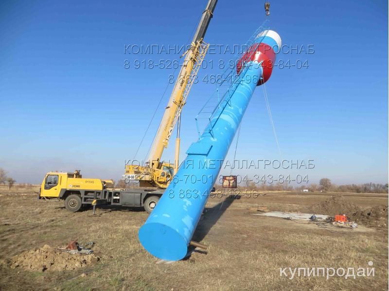 Водонапорная башня 15 м3 общей высотой 15 метров в Ростове-на-Дону