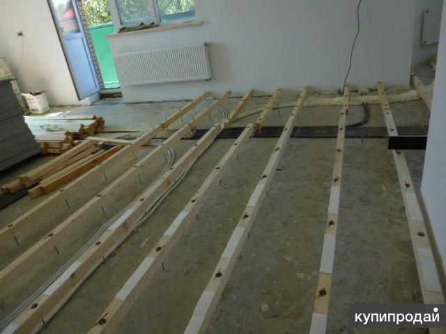 Пол на регулируемых лагах и в Москве