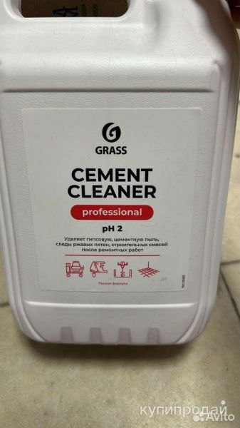 Средство для уборки после строите grass cement в Тюмени