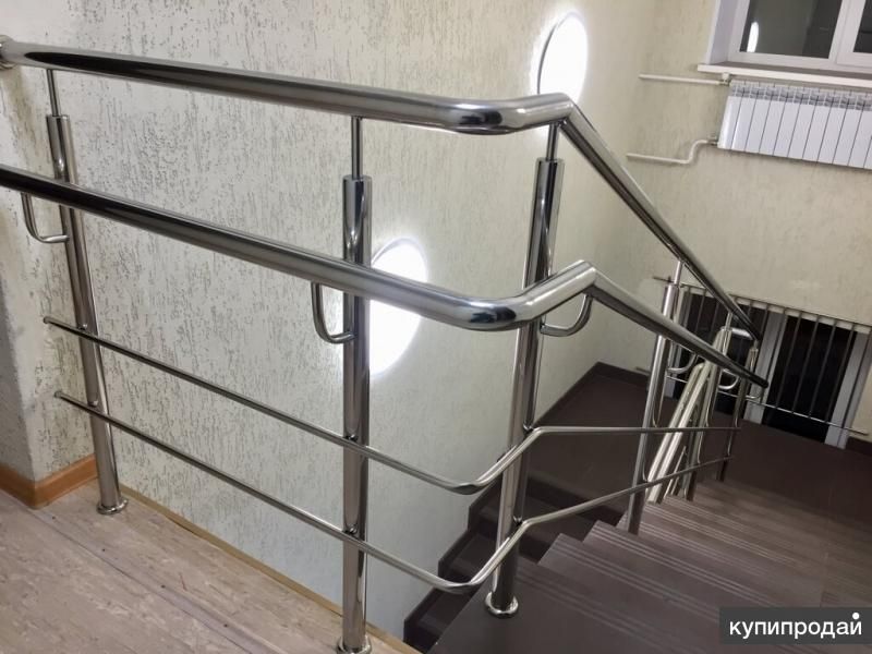 Перила из нержавеющей стали в ногинске электростали черноголовке в Ногинске