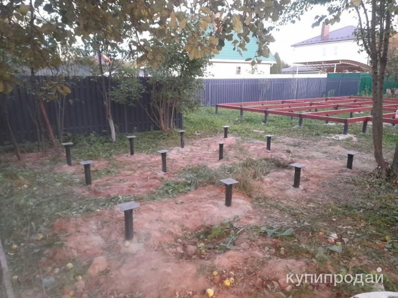 Монтаж винтовых и железобетонных свай в Сергиевом Посаде