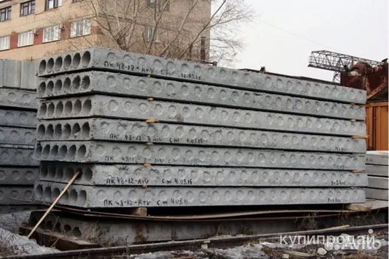 Плиты перекрытия пустотные ПК 40-10-8т в Смоленске