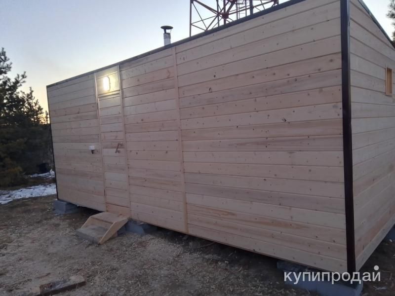 Баня каркасная 6*2м в Екатеринбурге