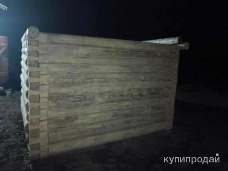 Сруб бани 3*2 в Новосибирске