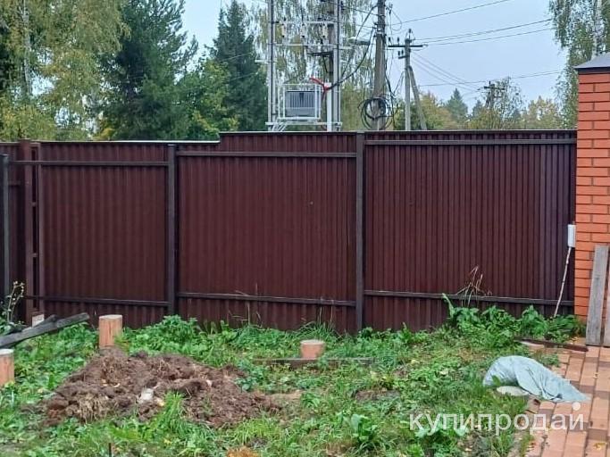 Профнастил для забора, б/у. в Клине