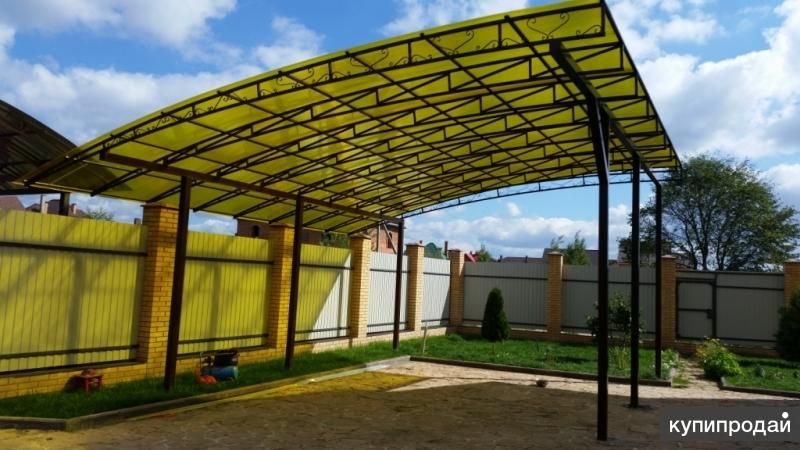 Навесы из поликарбоната в павловский посад в Павловском Посаде