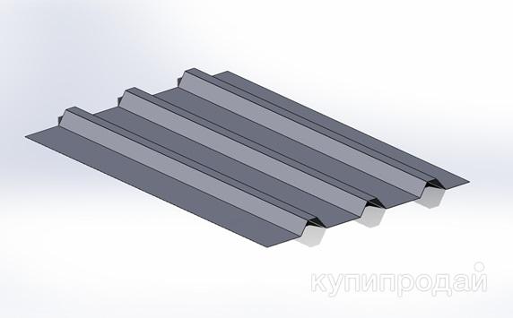 Гофрированные листы 1200x30x3х300 ГОСТ 9234-74 с трапециевидным профилем в Москве