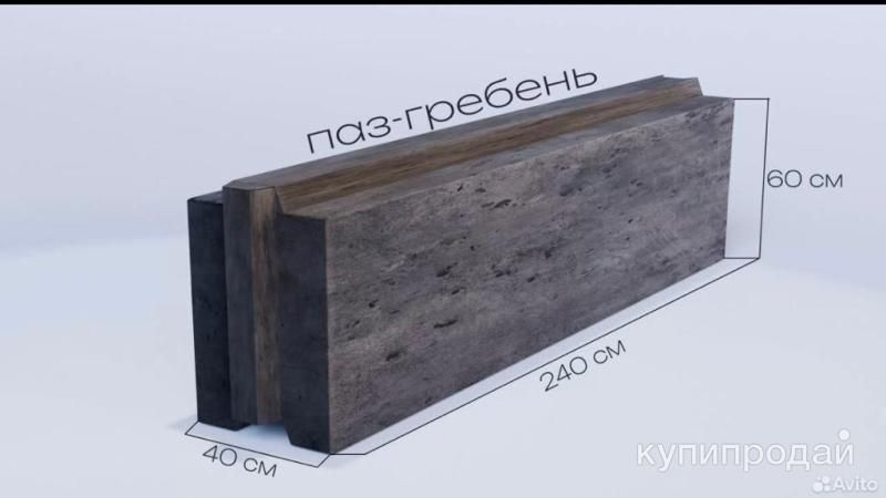 Мегаблок Полистиролбетон D600 в Полевском