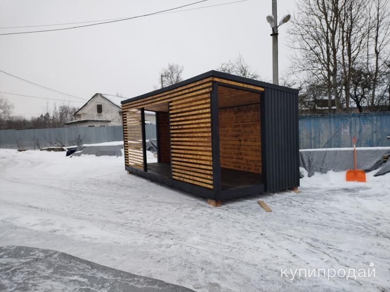 Беседка в стиле лофт в Серпухове