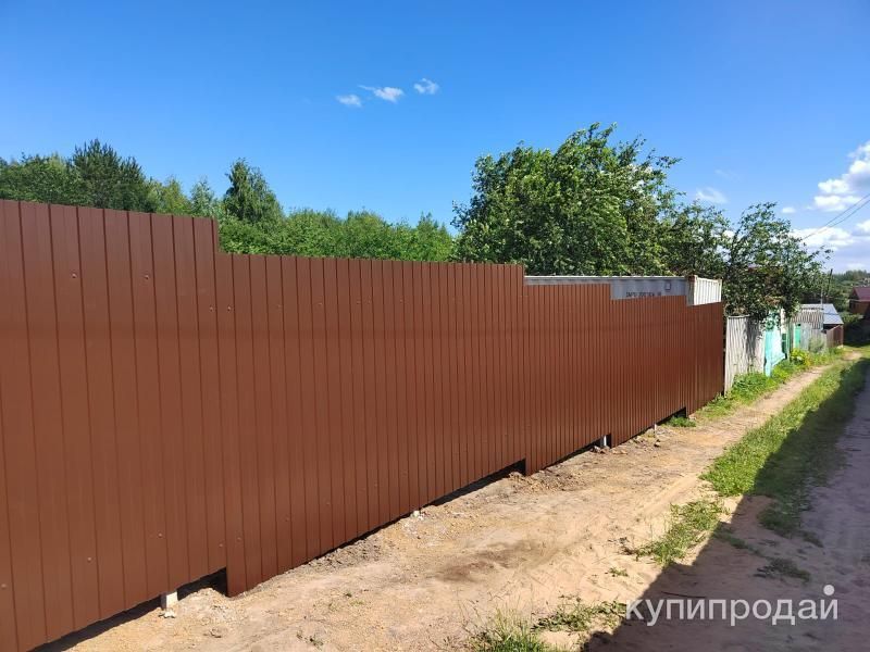 Забор под ключ быстро в Домодедове
