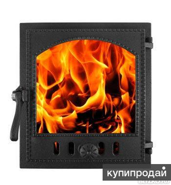 Дверцы топочные печные со стеклом  для каминов печей барбекю в Новосибирске
