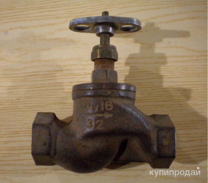 Вентиль чугунный резьбовой Py16/Dy32. в Миассе