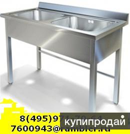Мойка хирургическая 2-местная с фартуком из нержавеющей стали AISI 304 в Москве