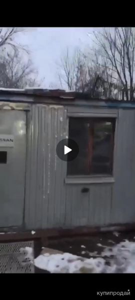 Морской контейнер 40 футовый + б/у распашонка бытовка прорабская 6м вагоны в Москве