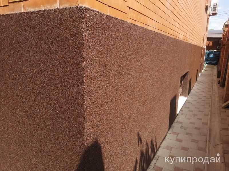 Отделка цоколя декоративной штукатуркой в Ростове-на-Дону