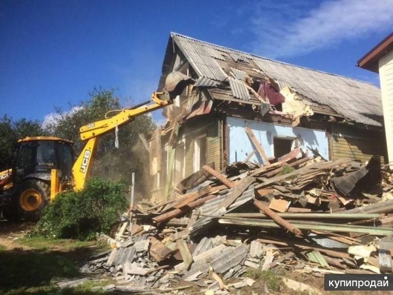 Демонтаж зданий, сооружений. Вывоз мусора с объектов. в Калуге