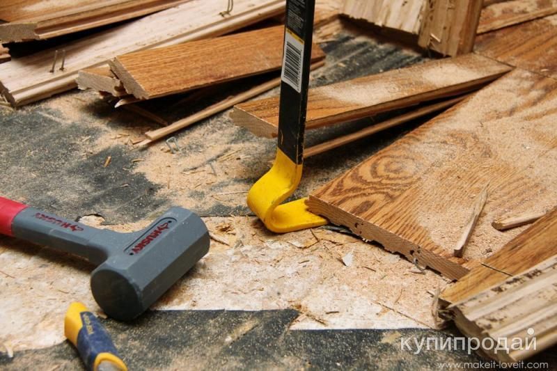 Демонтаж пола в Новороссийске