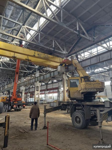 Монтаж, демонтаж кранов мостовых, козловых, кран-балок в Красноярске