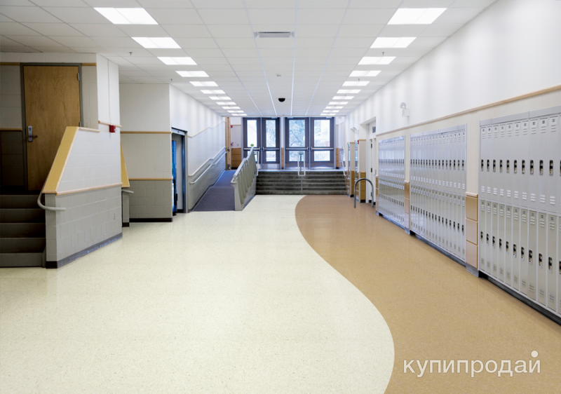 Коммерческий негорючий гетерогенный линолеум, коммерческие полы в Москве