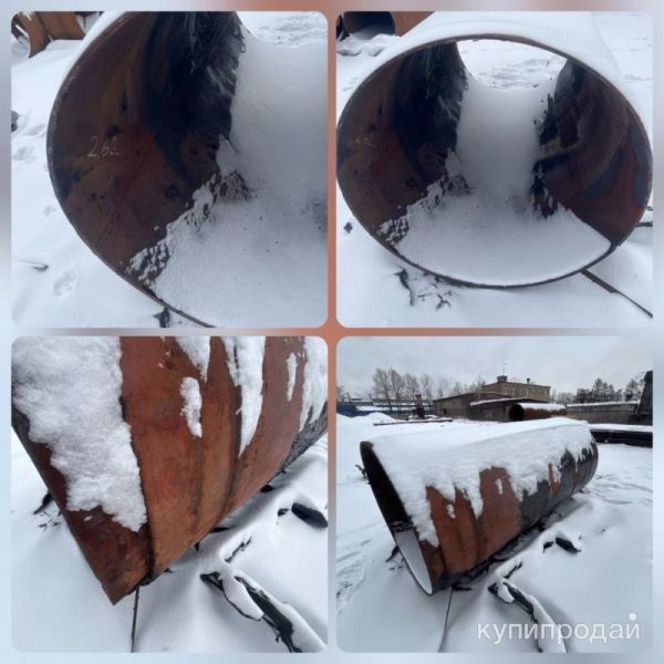 Обрезок трубы 1220х12 с бандажом в Челябинске