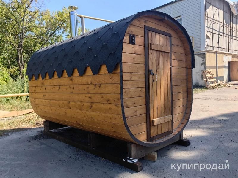 Баня-бочка под заказ в Воронеже