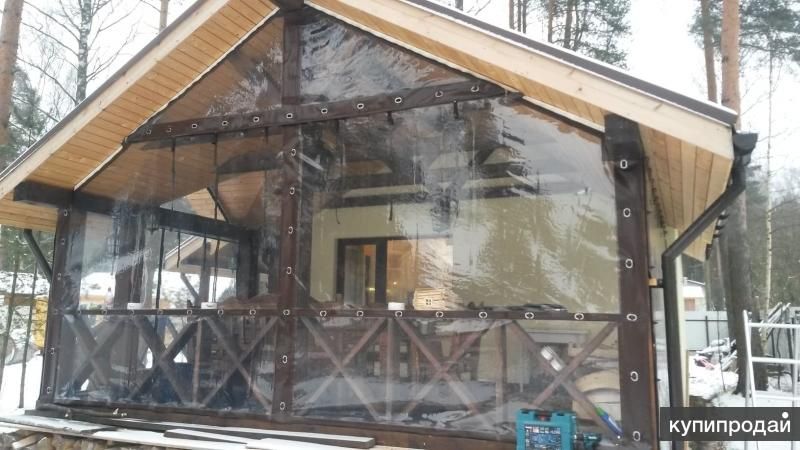 Мягкие окна СПб из ПВХ плёнки в Санкт-Петербурге