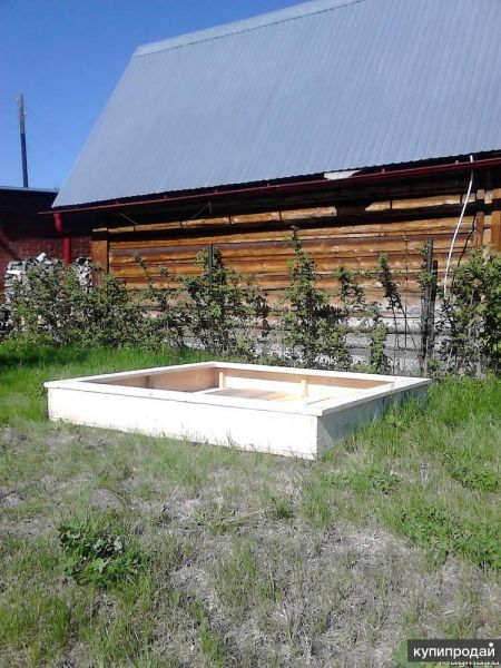 Детская “Песочница бассейн” из массива сосны в Кемерове