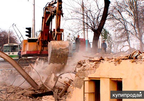 Демонтаж, снос ветхих деревяных строений в Новосибирске