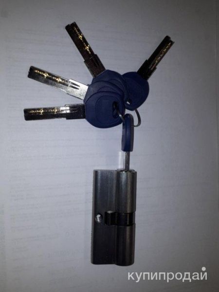 Цилиндровый механизм DOORLOCK V 2300AB N серия Variant, никелированный, 35×35мм, в Октябрьском