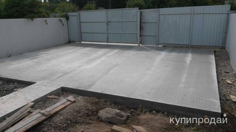 Бетонирование площадки под автомобиль в Джубга кп
