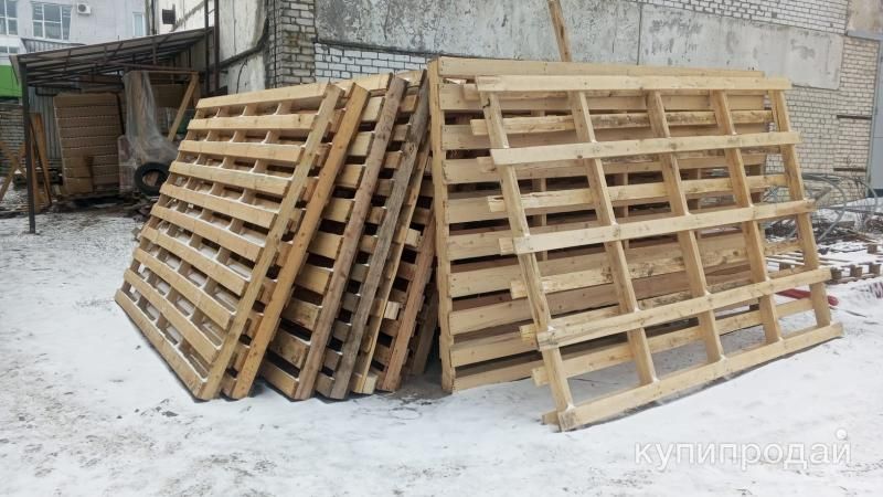 Поддоны деревянные 2х3 м в Брянске