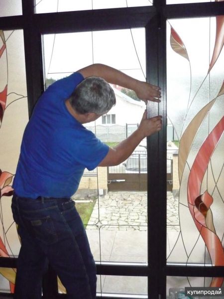 Витражи на окна с установкой в Екатеринбурге