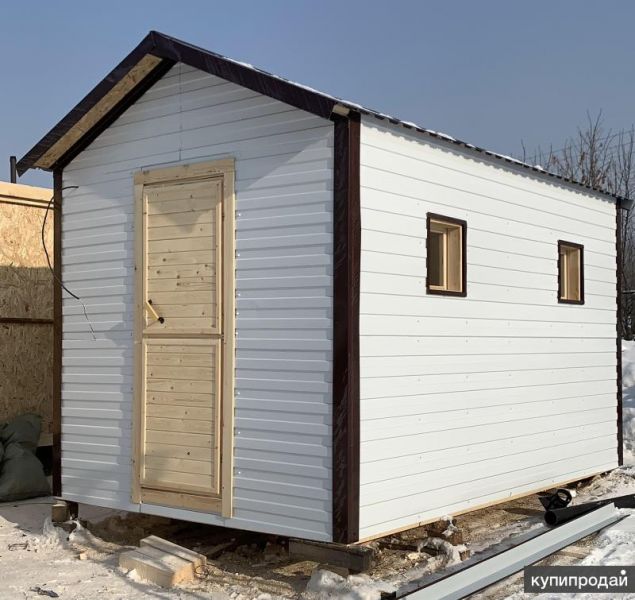 Банька крыша домиком 2500*4000 мм в Кемерове