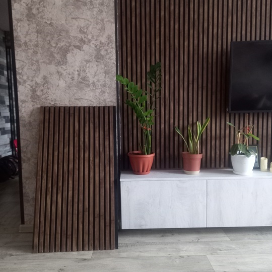 Продам аккустические реечные стеновые панели 5шт. 
Размер 1100×600
1500тр за..