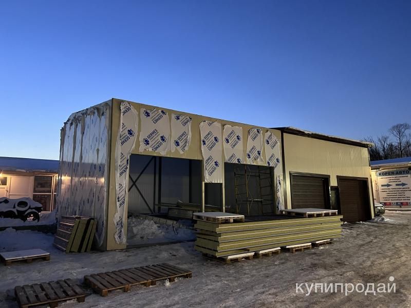 Гараж из сэндвич панелей под ключ в Москве