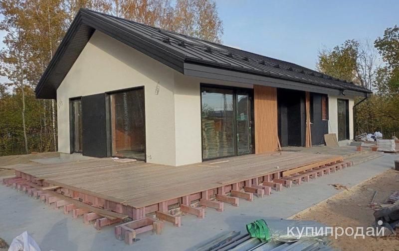 Проект дома 100 м2 из газоблока в Санкт-Петербурге