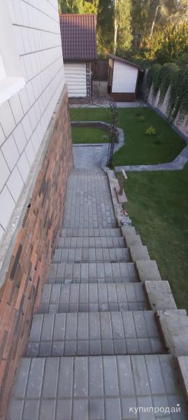 Укладка тротуарной плитки, брусчатки в Барнауле