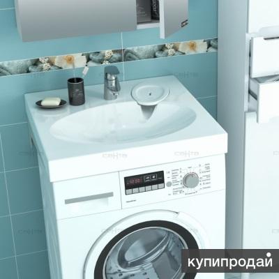 Умывальник над стиральной машинкой Санта Луна 60*60 Производитель: Санта в Москве