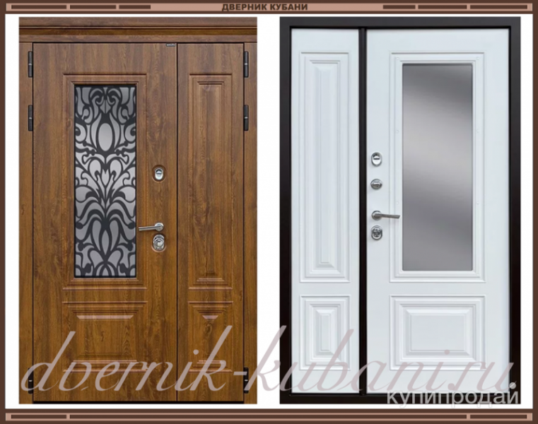 Входная дверь АМИНА 1200 х 2050 или 1200 х 2200 VINORIT Золотой дуб / Белый в Краснодаре