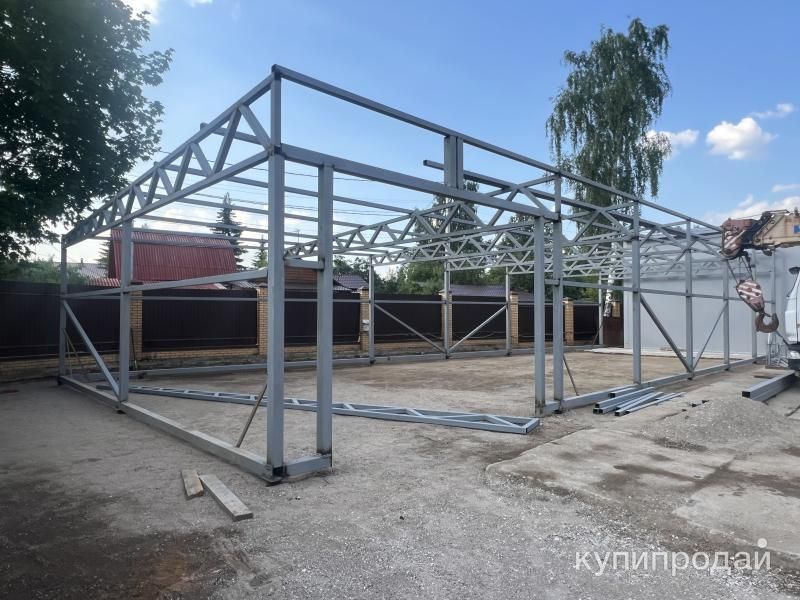гараж из сэндвич панелей в Москве
