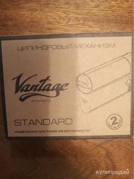 ЦЕНА ЗА 2 ШТ С НАКЛАДКАМИ Цилиндр (личинка для замка) VANTAGE Z60 (30×30) BL в Санкт-Петербурге