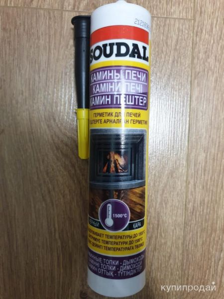 Герметик для печей и каминов Soudal и Sila pro 280мл в Москве