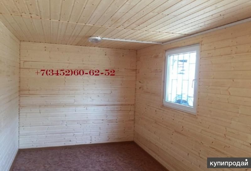 Бытовка на металлокаркасе 6 м х 2 м х 2,6 м за 110 тысяч рублей. в Тюмени