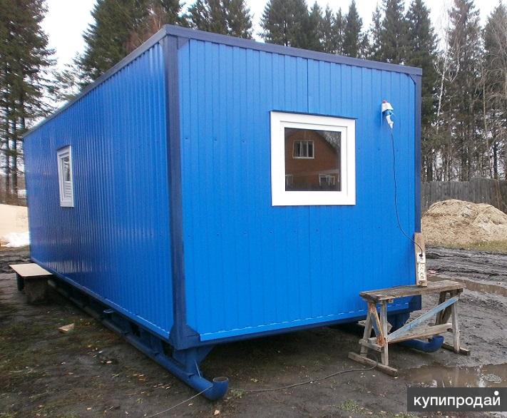 Ваон-бытовка 6 м х 2,4 м х 2,4 м на полозьях. в Тюмени