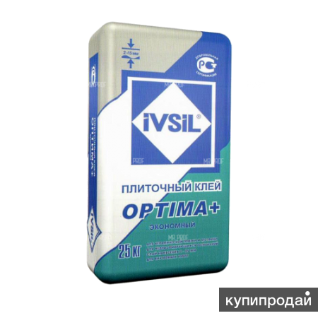 Клей плиточный IVSIL optima, 25 кг в Краснодаре