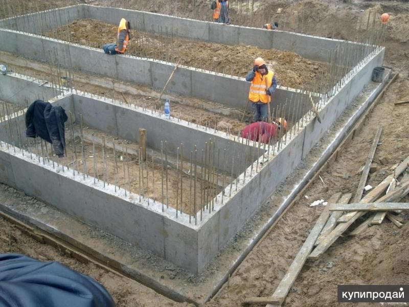 Фундамент монолитный, бетонный от производителя. в Красноярске