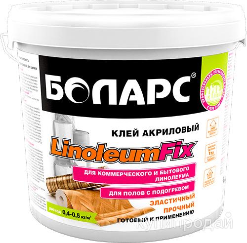 Клей LinoleumFix, 12 кг, ведро, БОЛАРС в Москве