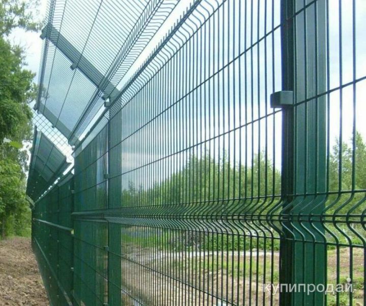 Забор 3D (3Д) сетка панели, секция 2,5м в Ставрополе