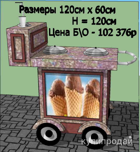 Продаем тележки для мороженого в Ростове-на-Дону