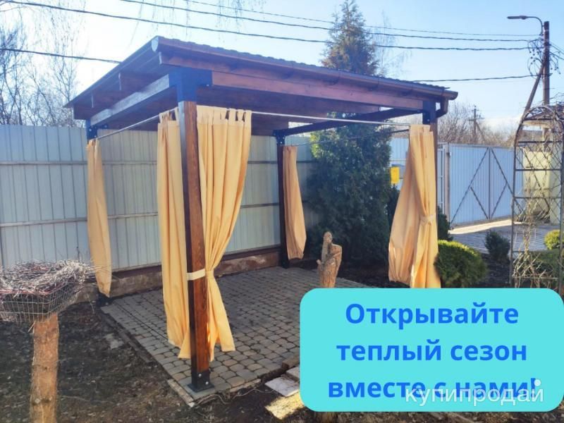 “Крепкая беседка-пергола из сухого бруса” в Санкт-Петербурге
